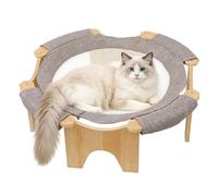 Hamaca para gatos transpirable de malla media, refrigeración de verano en el interior