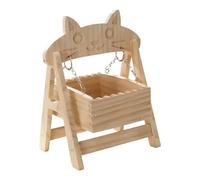 Hamaca para hámster - Juguetes para masticar naturales | Juguetes para hámster, juguete de madera para animales pequeños sin peligro para masticar | Juguete hamaca hámsters de madera | Para jerbo de