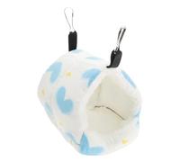 Hamaca para hámster - Tumbona nido, escondite cálido, refugio de escalada, base de peluche, suave hamaca de invierno para Sugar Glider, hurón, jaula de hámster, para dormir, descansar, acogedora Nes