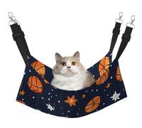 Hamaca para mascotas con estampado de estrellas de baloncesto, hamaca para dormir, para gatos, conejos, hurones, cachorros, animales pequeños