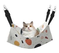 Hamaca para mascotas con estampado de frutas moteadas, hamaca para dormir, para gatos, conejos, hurones, cachorros, animales pequeños