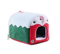 Hamaca para mascotas, nidos de algodón cálido, accesorio de jaula de chinchillas, suministros de invierno para chinchillas y loros, hábitat pequeño