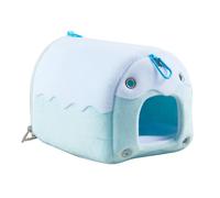 Hamaca para mascotas, nidos de algodón cálido, accesorio de jaula de chinchillas, suministros de invierno para chinchillas y loros, hábitat pequeño