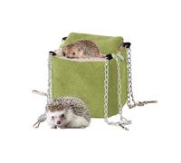 Hamaca para mascotas para jaula, hamaca para animales pequeños | Hamaca para hámster nido de ardilla, columpio caliente para hámster, cama Chinchilla, hamaca Chinchilla, cama Sugar Glider para hámster