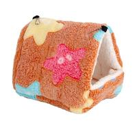 Hamaca para mascotas, práctica casa para pájaros de invierno, cálida casa de aves para loros, cómoda hamaca para pájaros, cueva de casa de animales pequeños sin esfuerzo para hámster