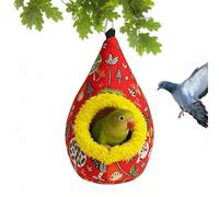 Hamaca para pájaros, casa de dormir de felpa para periquitos, de felpa para pájaros, para descansar y criar conuros, pinzón de cacatúas canarias