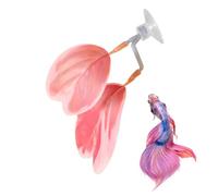 Hamaca para Peces Betta: Almohadilla para Hojas De Betta, Lecho De Hojas Interactivo con, Decoración De Plantas De Acuario para Descansar, Jugar, Criar, Desovar, Camarones Pequeños, Cíclid
