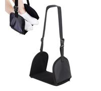 Hamaca para piernas para viajes en avión - Suspensión antideslizante para pies, reposapiés ajustable para colgar aviones, reposapiés para aviones, hamaca para viajes en avión, 55 x 16 cm