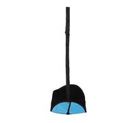 Hamaca para pies colgante con reposapiés de avión |Reposapiés de oficina para vuelos largos |Accesorios de viaje portátiles para avión/autobús/tren |Correa ajustable, 27,56 (Lake Blue)