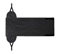 Hamaca para pies de avión - 45 cm, reposapiés ajustable | Soporte para hamaca plegable portátil | Material de nailon y acolchado | Elementos básicos de viaje: vuelos largos, oficina