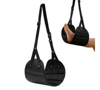 Hamaca Para Pies De Avión - Eslinga Ajustable Para Piernas Con Correa Portátil | Hamaca De Apoyo Para Reposapiés De Viajee, Ayuda Compacta Para Llevar En Avión, Viaje, Camping, Coche, Autobús, Viaje