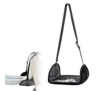 Hamaca para pies de avión - Hamaca para las piernas de vuelo | Reposapiés de avión | Eslinga portátil para viajes en coche | Hamaca de viaje | Reposapiés ajustable para colgar aviones | Reposapiés