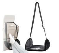 Hamaca para pies de coche | Reposapiés del asiento trasero ajustable | Reposapiés de avión | Percha para pies con diseño de dibujos animados | Soporte para pies robusto, ideal para comodidad, relajaci