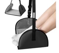 Hamaca Para Pies Para Vuelos Largos,Para Pies De Viaje Largo Con Longitud Ajustable | Soporte Cómodo Para Piernas Y Reposapiés Colgante,Reposapiés Para Escritorio Y Pausas En Casa O Trabajo