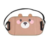 Hamaca para pies, reposapiés de viaje, diseño ajustable con de piernas, comodidad de premium, material resistente, ideal para uso en escritorio de tren de avión, 18.11 x 9.65 pulgadas