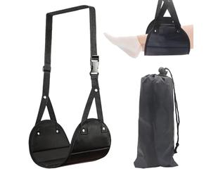 Hamaca para viajes en avión | Reposapiés ergonómico para viajes largos en avión y ferrocarril, reposapiés ajustable en altura para barcos, trenes y viajes