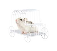Hamaca pequeña para animales: hámster de malla de hierro resistente colgante, accesorios de jaula, refugio resistente a la masticación | Acogedor lecho de caballete, chinchillas de ungüentos de azúcar