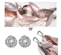 Hamaca plegable roja sexy Cheongsam de anime para exteriores, patio, piscina