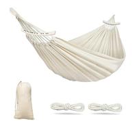 Hamaca portátil de camping para 1 a 2 personas, para viajes, playa, cama, columpio al aire libre, para jardín, hogar, piscina, equipo de descanso ligero y duradero