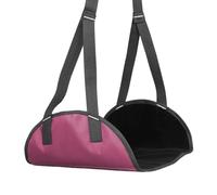 Hamaca portátil de viaje con reposapiés para aviones, tren, oficina, ligera, plegable, práctica, fácil instalación