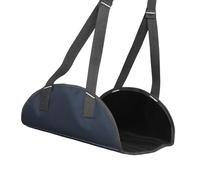 Hamaca portátil de viaje con reposapiés para aviones, tren, oficina, ligera, plegable, práctica, fácil instalación