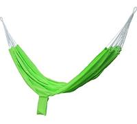 Hamaca portátil doble con tela para uso en interiores y exteriores, multicolor, ligera y perfecta para relajación, camping y disfrute en el patio trasero