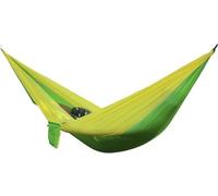 Hamaca portátil para Acampar, Hamaca for 2 Personas, 102 x 55 Pulgadas, Nailon 210T, paracaídas, Multicolor(K)