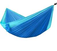 Hamaca portátil para Acampar, Hamaca portátil de Nailon 210T de 300 x 200 cm con Capacidad for 200 kg for Camping y Viajes.(D)