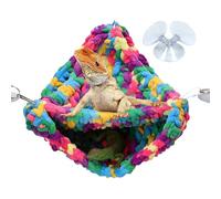 Hamaca suave para dragones barbudos, accesorios para tanques de dragones barbudos | Cama balancín suave tejida a mano - Hamaca de reptiles para lagartos, serpientes, camaleones, geckos