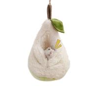 Hamaca suave para hámster - Hamaca de 5,91 pulgadas | Terciopelo metálico - Cálido y suave colgante Saco de dormir relajante Soporte natural para el descanso diario del hámster Comfort Habitat int
