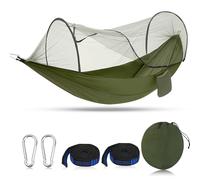 Hamaca Ultraligera de Viaje con Mosquitera para Camping y Exterior, Mosquiteros para Jardín, Terraza, Balcón, al Aire Libre - Capacidad de Carga de 300 kg