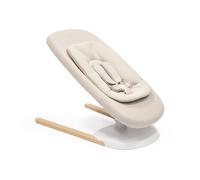 Hamaca y Columpio Stokke Yoga Para Bebés, Arena Clara - Movimiento dual para calmar y estimular a bebés de hasta 11 kg - Incluye cojín para recién nacidos - Tres posiciones ajustables