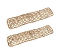 Hamacas de Pasto Marino para Reptiles, 2 Piezas, Nidos | Tejido a Mano, Firme y Fiable, para Reptiles y Dragones Barbudos, Accesorios para Terrarios