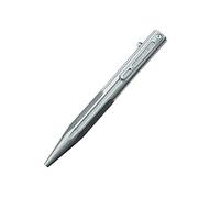 Hamans Bolt Action Pen - Bolígrafo de titanio con clip, tamaño compacto, herramienta EDC (gris)