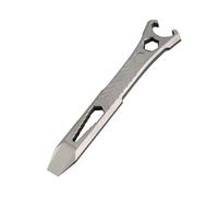 Hamans Herramienta de titanio EDC multiherramienta abrebotellas llave de tamaño compacto EDC Multi Tool Palanca Destornillador