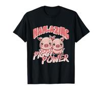 Hamazing Piggy Power Cute Pig Farmer Camiseta