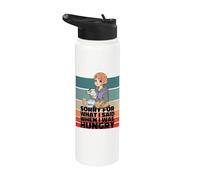 Hambriento y malo, perdón por lo que dije. Estoy hambriento Stainless Steel Insulated Water Bottle