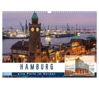 Hamburg eine Perle im Norden (Wandkalender 2026 DIN A3 quer), CALVENDO Monatskalender: eine sehr grüne und wunderschöne Stadt erleben.