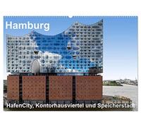 Hamburg. HafenCity, Kontorhausviertel und Speicherstadt. (Wandkalender 2026 DIN A2 quer), CALVENDO Monatskalender: Rund um die Elbphilharmonie in der HafenCity, Speicherstadt und Kontorhausviertel