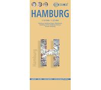 Hamburg. Map 1:10 500 / 1:22 000: Einzelkarten: Hamburg 1:22 000, Hamburg Zentrum 1:10 500, Blankenese 1:22 000, Hamburg Flughafen 1:22 000, Hamburger ... administrative & time zone (Borch Maps)