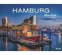 Hamburg - Meine Stadt Kalender 2027: Reise-Wandkalender mit 12 atemberaubenden Fotografien der Hansestadt. Städte-Kalender 2027 zum Aufhängen. 44 x 34 cm. Querformat.