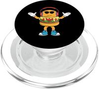 Hamburger DJ Music Fast Food Restaurant Cartoon Fan PopSockets PopGrip para MagSafe