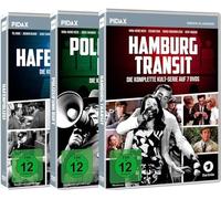 Hamburger Krimi-Trilogie: Hafenpolizei + Polizeifunk ruft + Hamburg Transit - 141 Episoden - Die drei populären Krimi Serien - Komplett (Pidax Serien-Klassiker) [20 DVDs]