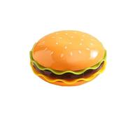 Hamburger Plates and Bowls Sets,5/7 Piece Novelty Stackable Burger Dinnerware Set,Hamburger Shape Individua Small Appetizer Plates,for Hot Pot,Sushi,Snacks & Party Tableware (5th floor)