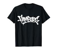 Hamburgo Graffiti City Street Art Handstyle Alemania Souvenir Camiseta