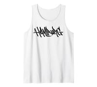 Hamburgo Graffiti City Street Art Handstyle Alemania Souvenir Camiseta sin Mangas