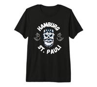 Hamburgo San Pablo, turistas y Hamburguesas aman Hamburgo Camiseta Premium