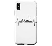 Hamburgo Silueta corazón Amante de Alemania Hamburg Carcasa para iPhone XS MAX