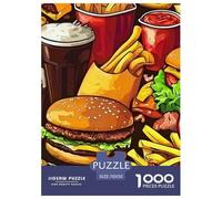 Hamburguesa 1000 Pièces Puzzle Jeu Éducatif Créatif Jigsaws Jeu De Défi Unique Pour Adultes Et Enfants 70x50cm/1000pcs