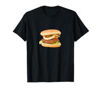 Hamburguesa con Queso clásica con Tomate, Lechuga, Cebolla y encurtidos Camiseta